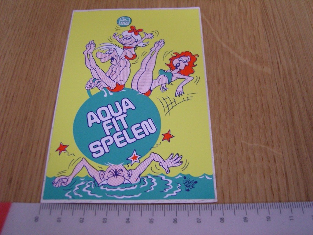 sticker Strip Rob Gorter AQUA FIt SPELEN  KNZB, Ophalen, Zo goed als nieuw