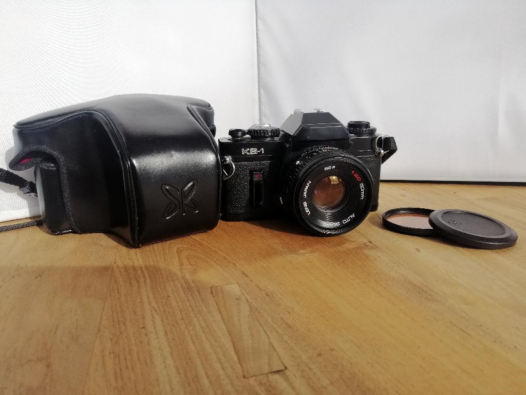✅ Sears KS-1 ( Ricoh XR6 ) & 50mm 2.0 & Tas, GETEST, Ophalen, Gebruikt, Spiegelreflex, Pentax