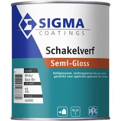Sigma Schakelverf, primer en traplak laagste prijs, Doe-het-zelf en Verbouw, Verf, Beits en Lak, Wit, Nieuw, Ophalen of Verzenden