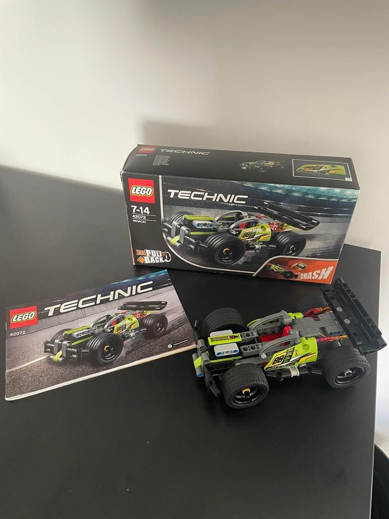 Lego Technic 42072 Crash Car - compleet in doos, Lego, Ophalen of Verzenden, Zo goed als nieuw, Complete set