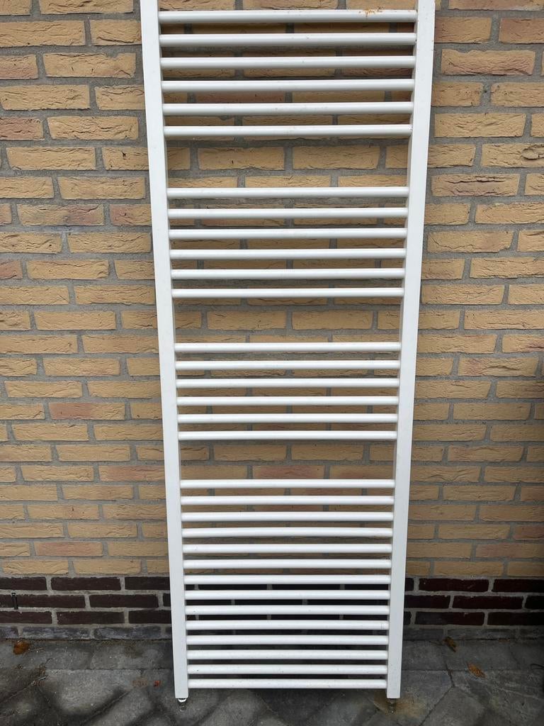 Witte handdoekradiator voor badkamer, Radiator, Ophalen of Verzenden, 60 tot 150 cm, 80 cm of meer