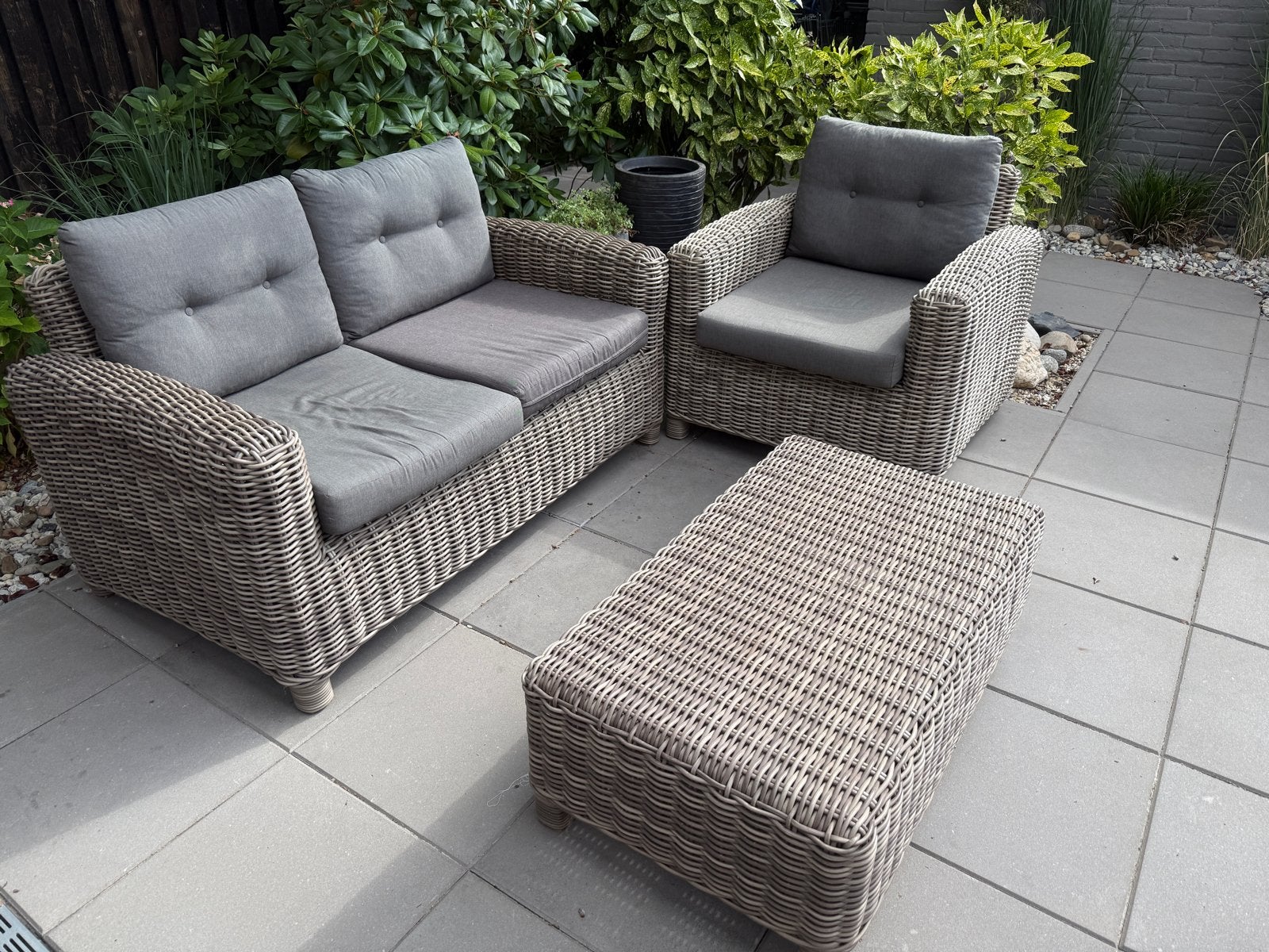 Luxe Summer Garden Country Life Loungeset, Tuin en Terras, Tuinsets en Loungesets, Ophalen, 4 zitplaatsen, Zo goed als nieuw, Loungeset