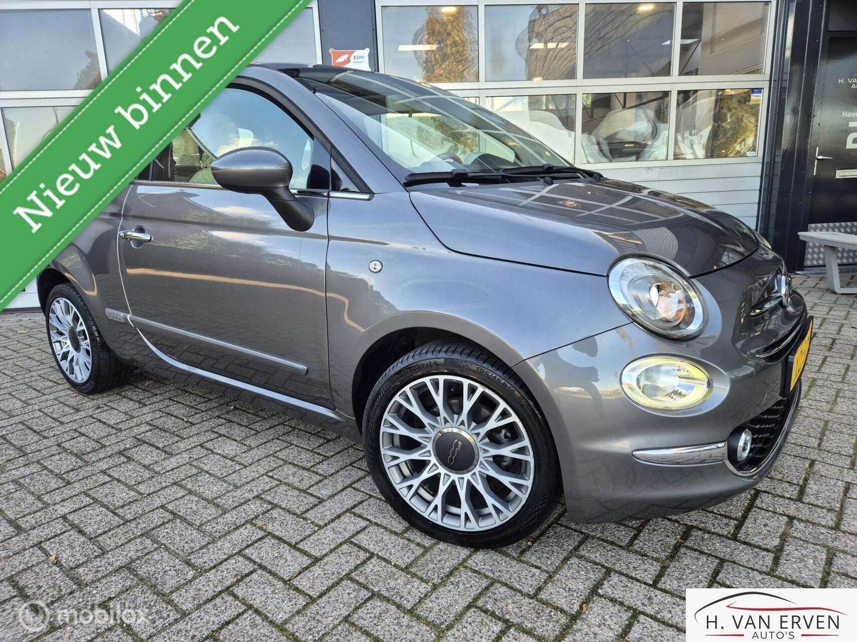 Fiat 500 0.9 Turbo Collezione APPLE CARPLAY NAVI 16" NAP, Auto's, Voorwielaandrijving, 905 kg, Origineel Nederlands, Bedrijf