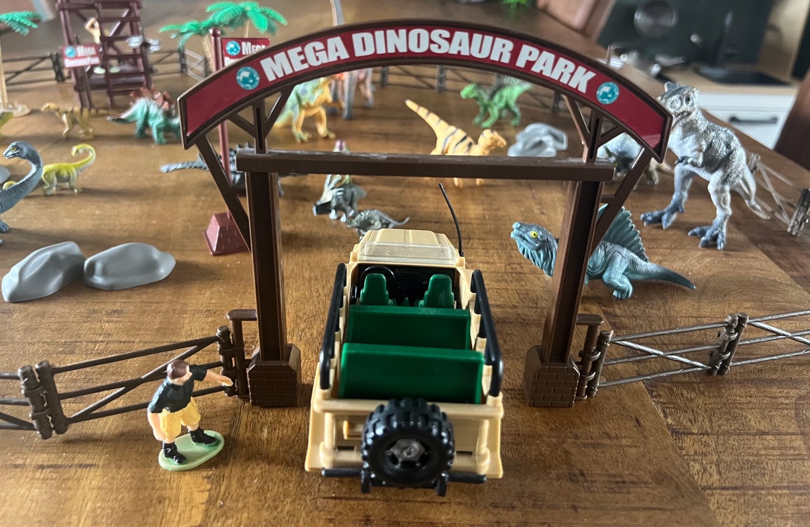 Dinosaurus park, Ophalen