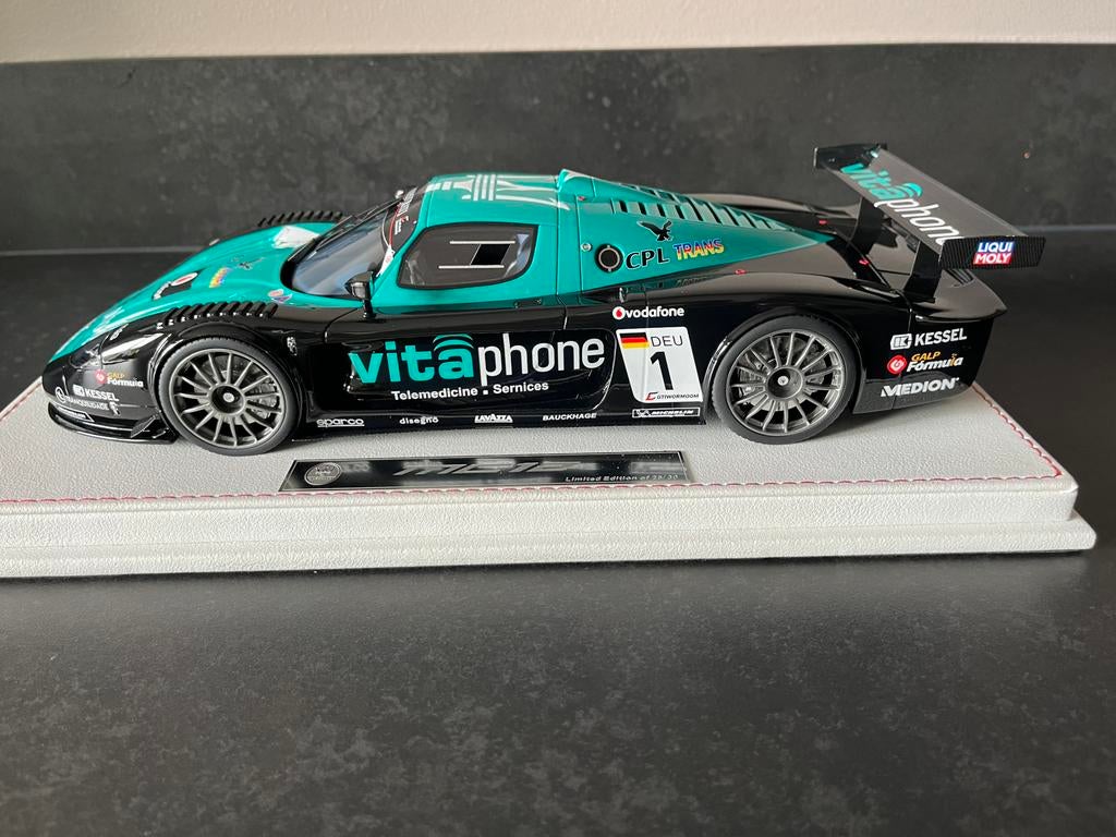 GL Model 1:18 Maserati MC12 GT1 FIA #1, Hobby en Vrije tijd, Modelauto's | 1:18, Ophalen of Verzenden, Nieuw, Auto, Overige merken