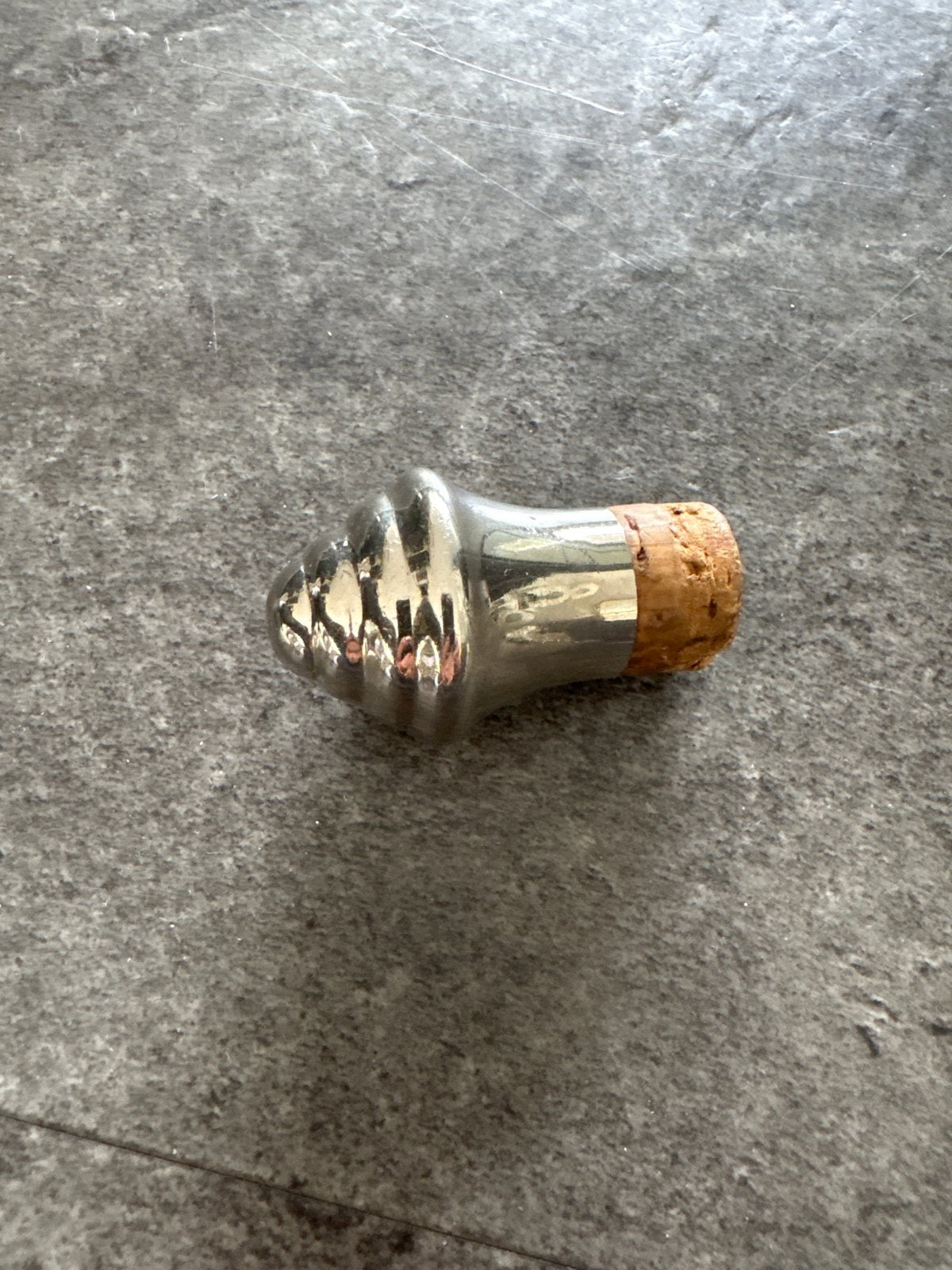 Wijnstopper - Houd je wijn langer vers, Zilver, Ophalen of Verzenden, Metaal, Overige merken
