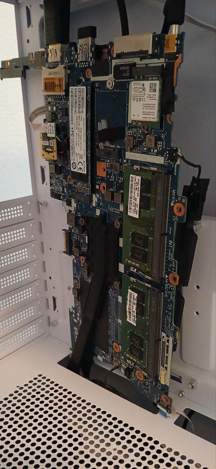 hp elitebook pro Laptop Moederbord met RAM en CPU (excl. SSD, Ophalen of Verzenden, Gebruikt, DDR4