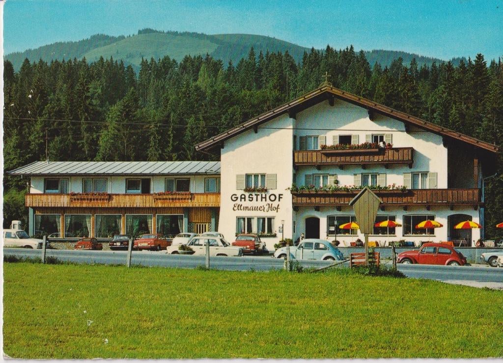 Oostenrijk, Ellmau met auto's  Fiat 850 Coupe, Ophalen of Verzenden, 1960 tot 1980, Ongelopen, Oostenrijk