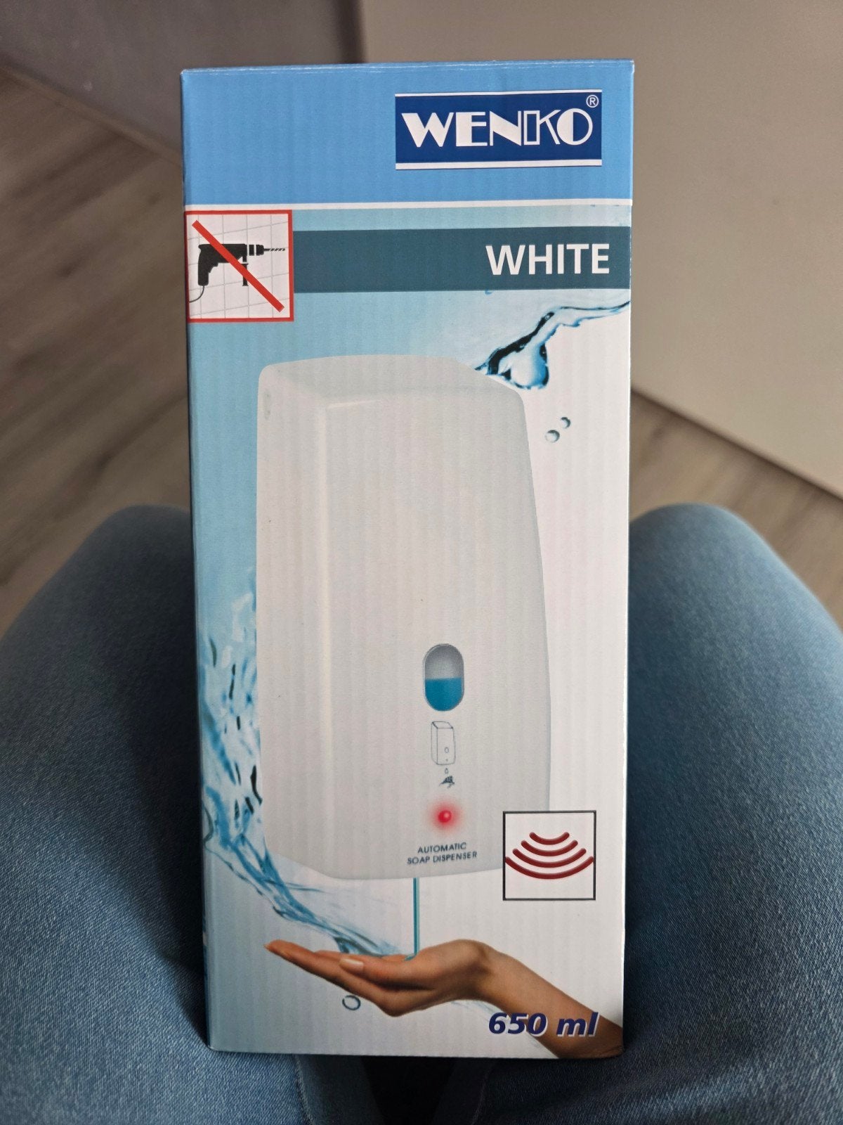 Wenko Treviso Infrarood Zeepdispenser - Wit, Nieuw, Wit, Overige merken, Zeepdispenser/zeepbakje
