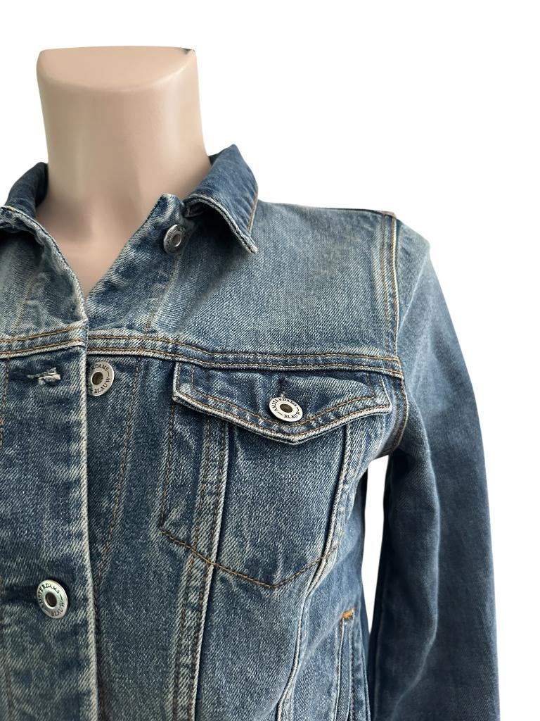 Scotch & Soda spijkervest XS, Blauw, Ophalen of Verzenden, Zo goed als nieuw, W27 (confectie 34) of kleiner