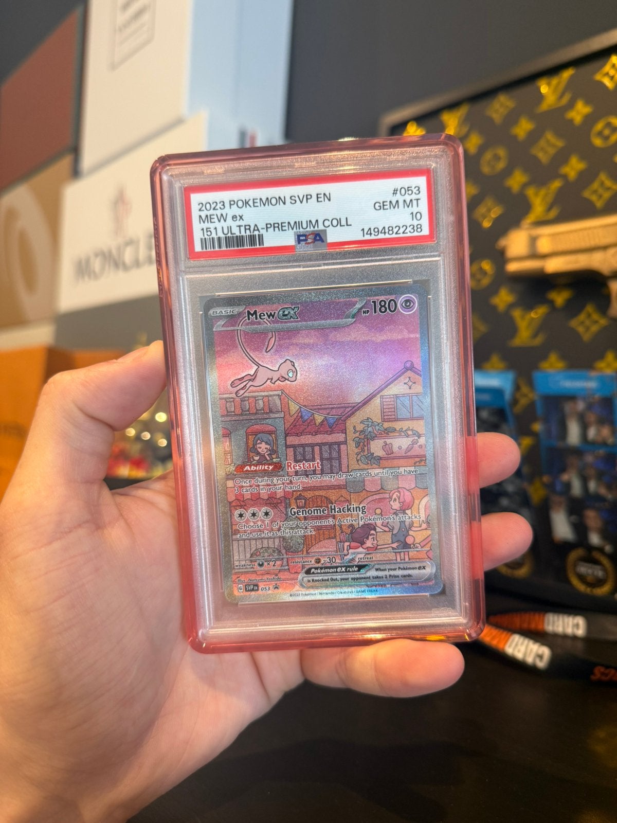 Mew EX SVP 053 PSA 10, Ophalen of Verzenden, Nieuw, Losse kaart, Foil
