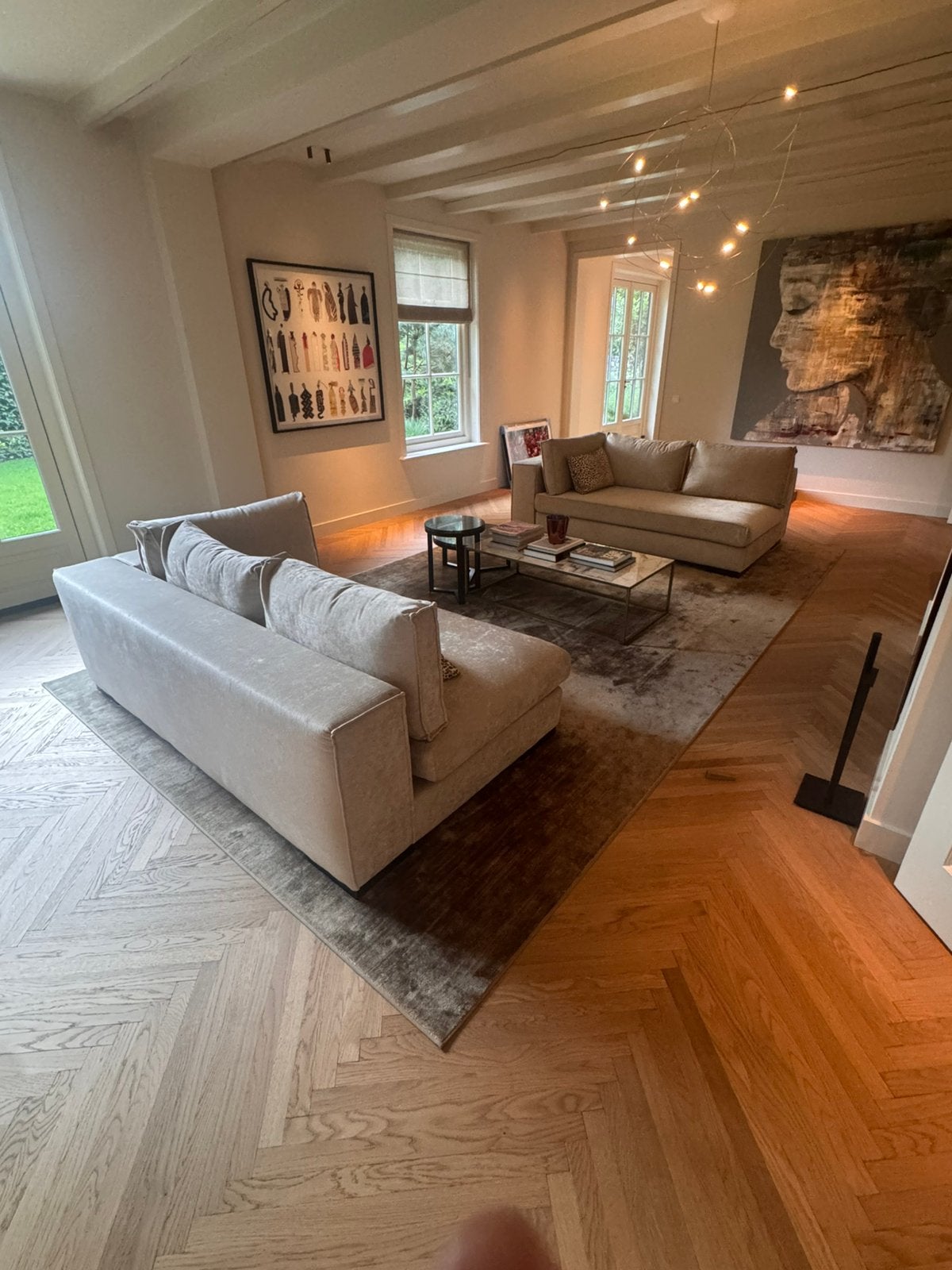 DMF Interiors elementenbank – 3-delig, 115 cm diep, Ophalen, 100 tot 125 cm, 300 cm of meer, Zo goed als nieuw
