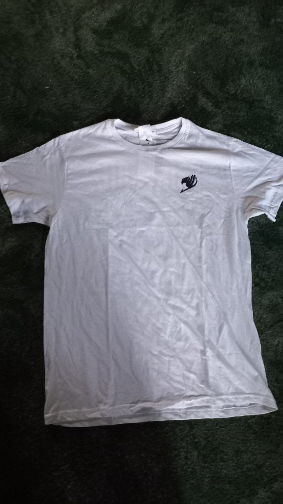 Wit T-shirt met Fairy Tail logo. Maat M, Onbekend, Maat 48/50 (M), Wit, Nieuw