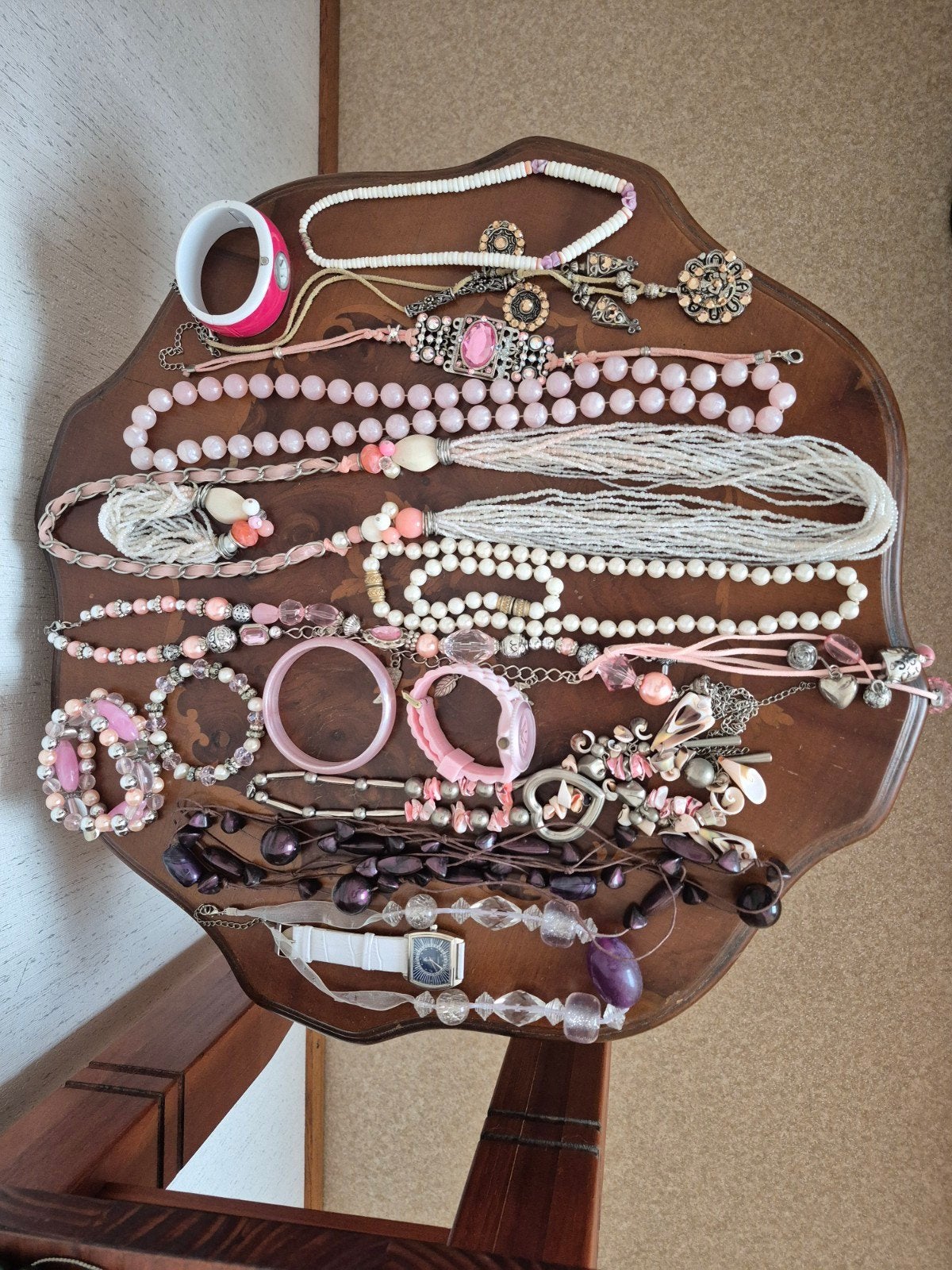 Byoux collectie - deel 2, Overige materialen, Ophalen of Verzenden, Roze, Gebruikt