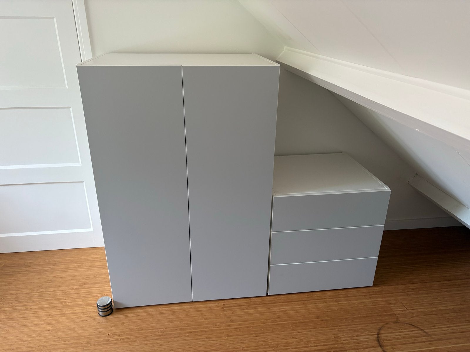 IKEA Platsa kledingkast voor schuine muur, Ophalen, Gebruikt, 100 tot 150 cm, Met lade(s)