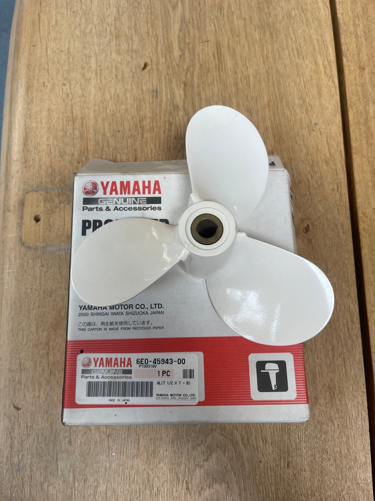 Nieuwe Yamaha Buitenboordmotor Schroef 6E0-45943-00, Ophalen, Nieuw, Motor en Techniek, Motorboot
