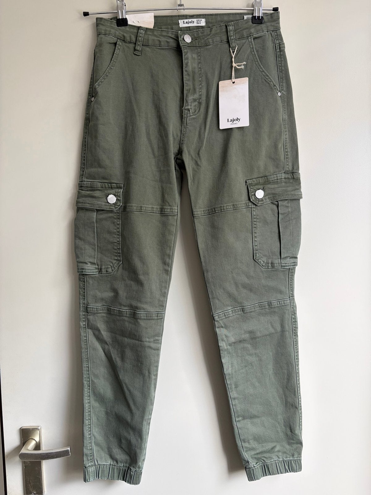 Nieuwe Lajoly Jeans cargo broek maat 40, Maat 38/40 (M), Verzenden, Nieuw, Lang