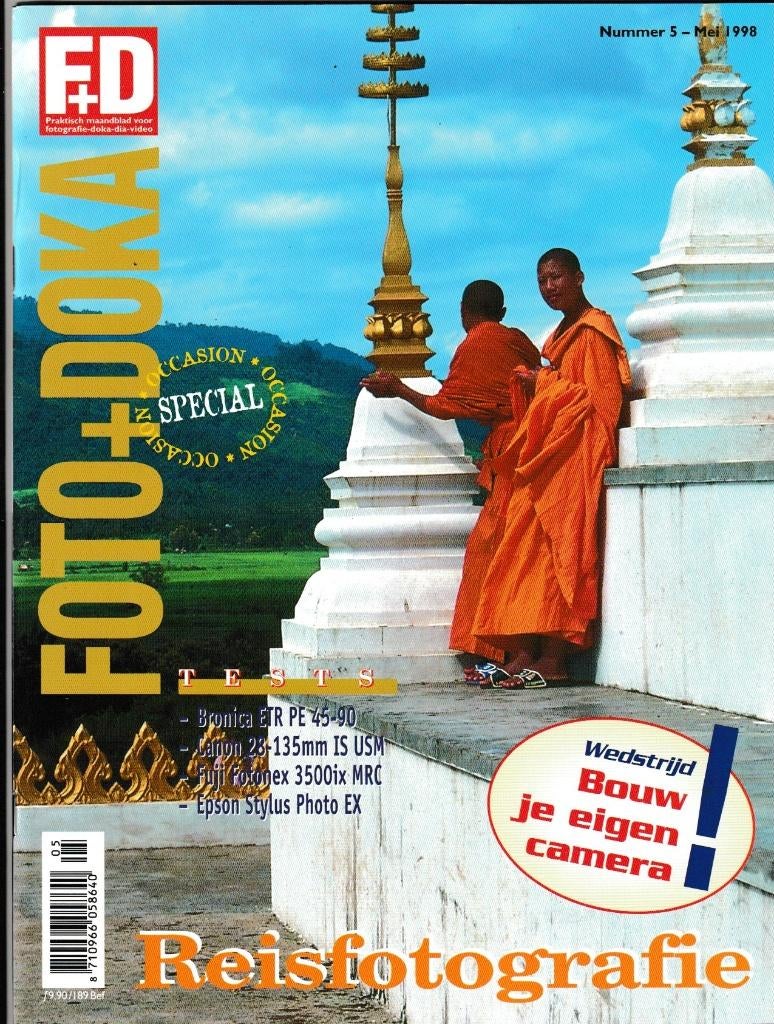 Fotografie - Tijdschrift Foto+Doka - Mei 1998, Ophalen of Verzenden, Zo goed als nieuw