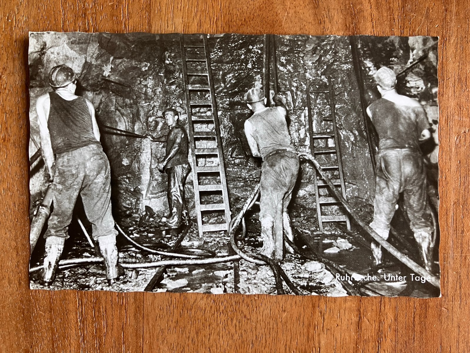 Ruhrgebied Mijnwerkers Ondergronds, Verzamelen, Ophalen of Verzenden, 1940 tot 1960, Ongelopen, Ambachten of Beroep