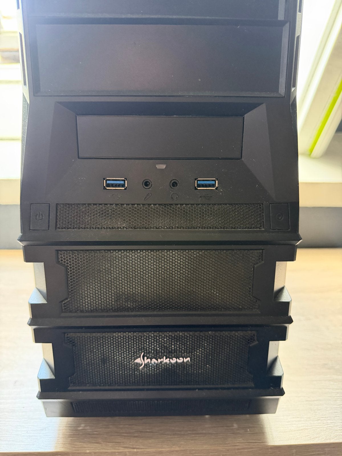 Sharkoon computerkast met 2 ventilatoren, Computers en Software, Ophalen, Gebruikt