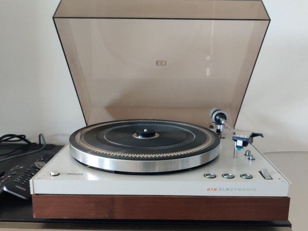 Philips 212 platenspeler in nette staat, Ophalen of Verzenden, Gebruikt, Overige merken