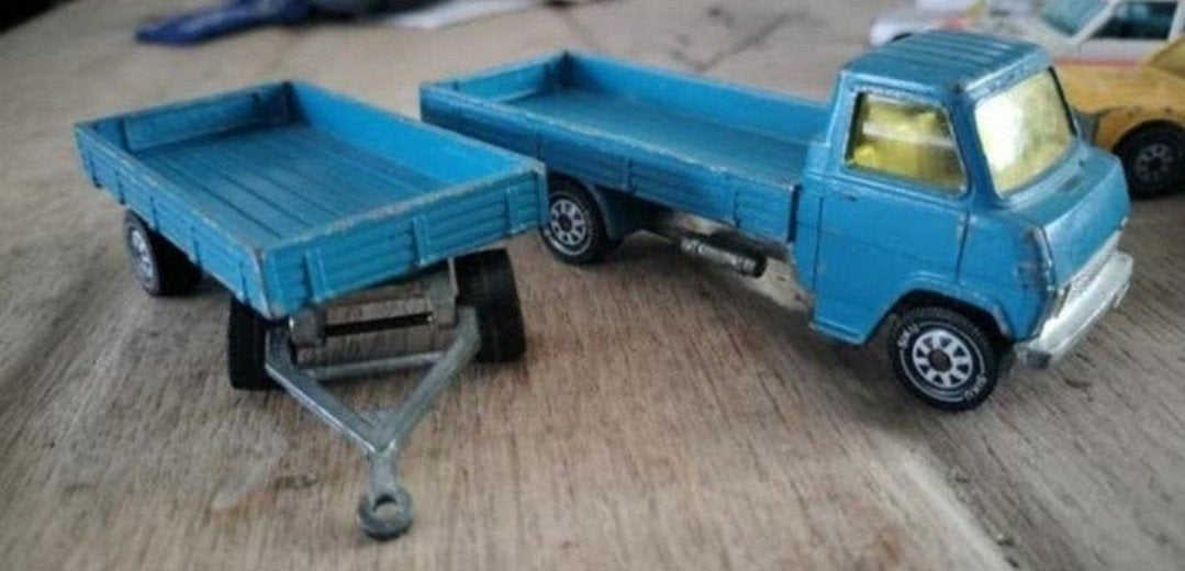 HANOMAG HENSCHEL MET AANHANGER KLASSIEKE SIKU, Ophalen of Verzenden, Zo goed als nieuw, Bus of Vrachtwagen, SIKU
