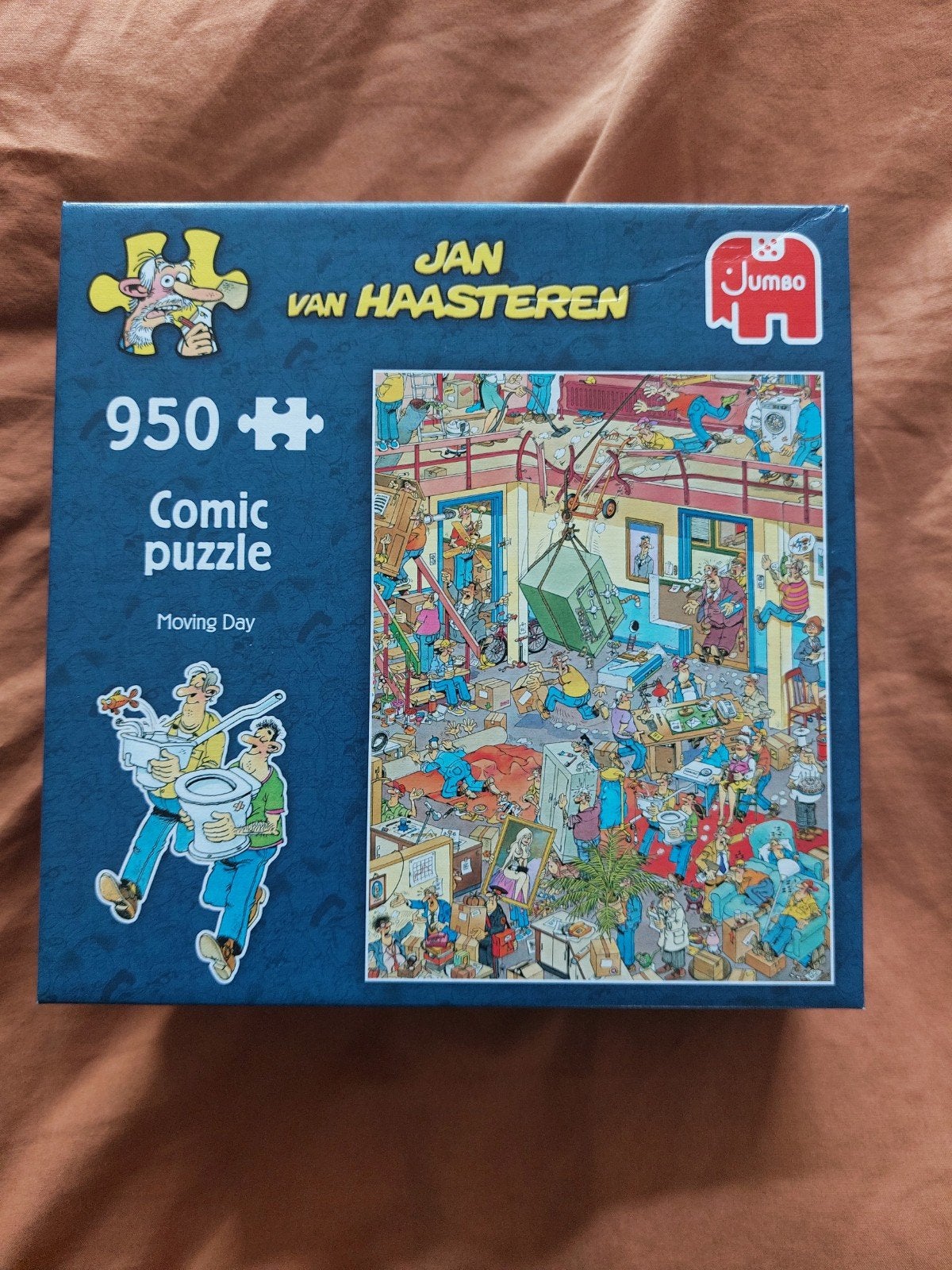 Jan van Haasteren - Moving Day 950 stukjes, Ophalen of Verzenden, 500 t/m 1500 stukjes, Zo goed als nieuw, Legpuzzel