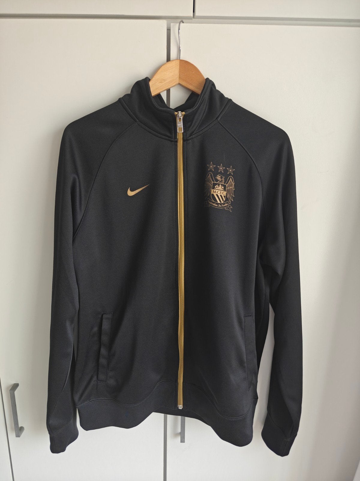 Nike Manchester City Core Trainer Trainingsjack 2013/2014, Verzamelen, Ophalen of Verzenden, Zo goed als nieuw, Buitenlandse clubs