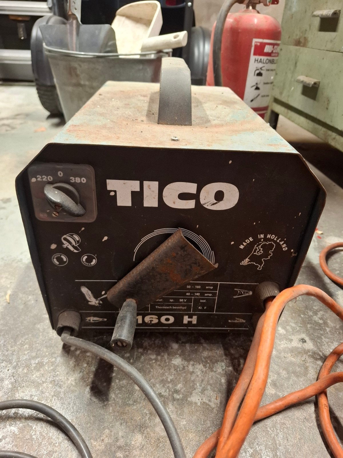 TICO 160 H Lasapparaat - Made in Holland, Ophalen, Gebruikt, 150 tot 250 ampère, Elektroden