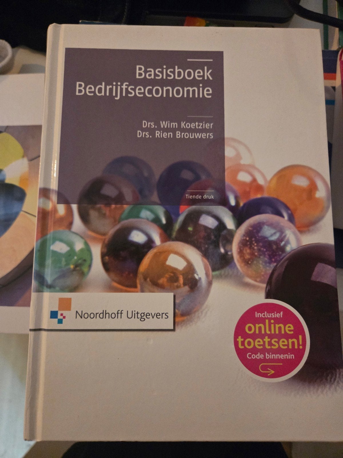Basisboek Bedrijfseconomie - Drs. Wim Koetzier, Drs. Wim Koetzier, Drs. Rien Brouwers, Ophalen of Verzenden, Zo goed als nieuw
