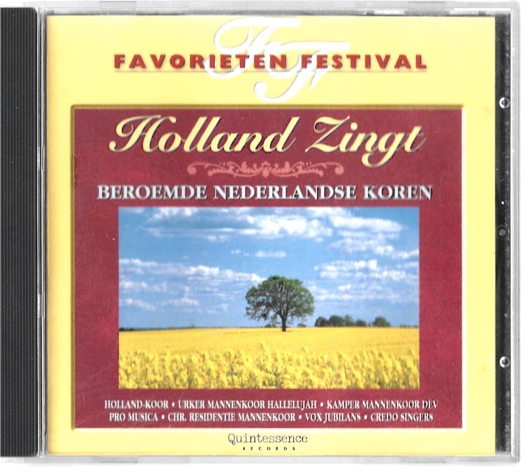 CD: FAVORIETEN FESTIVAL - Holland Zingt - Koren, Ophalen of Verzenden, Zo goed als nieuw