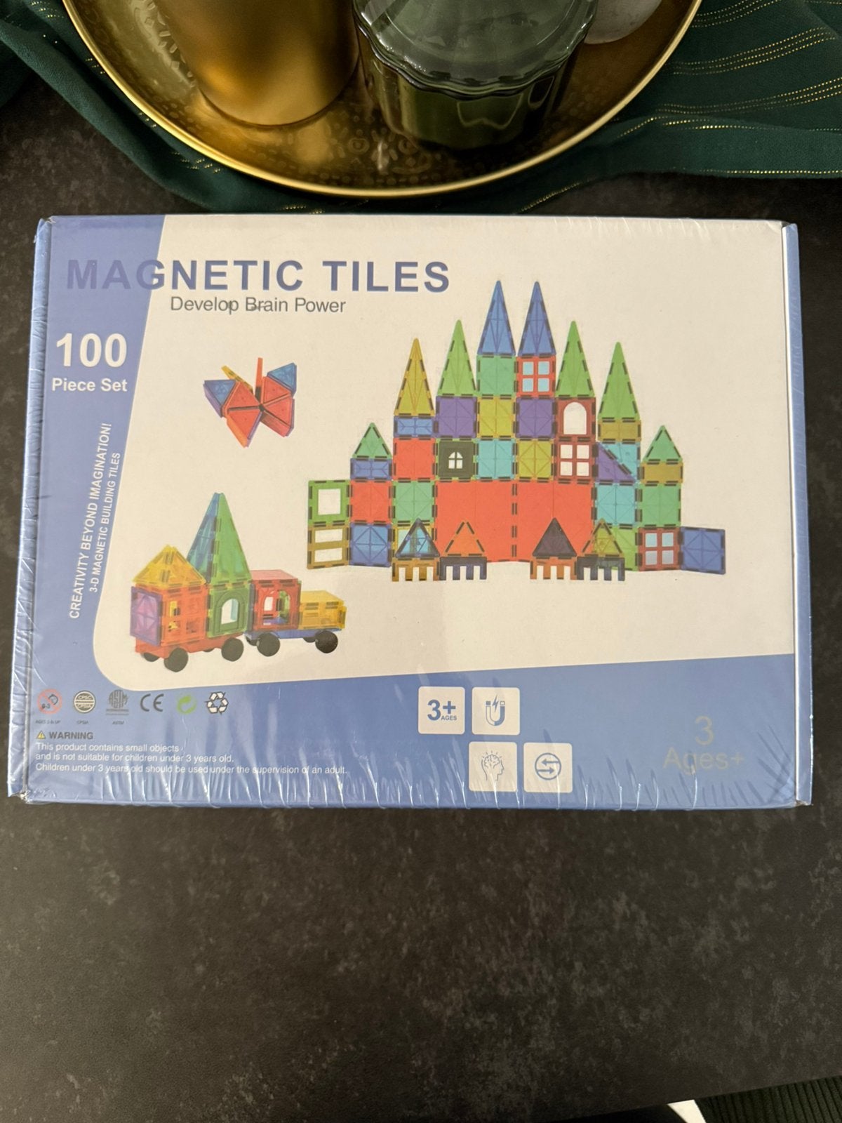Magnetic tiles 100 stuks ongeopend NIEUW, Ophalen of Verzenden, Nieuw