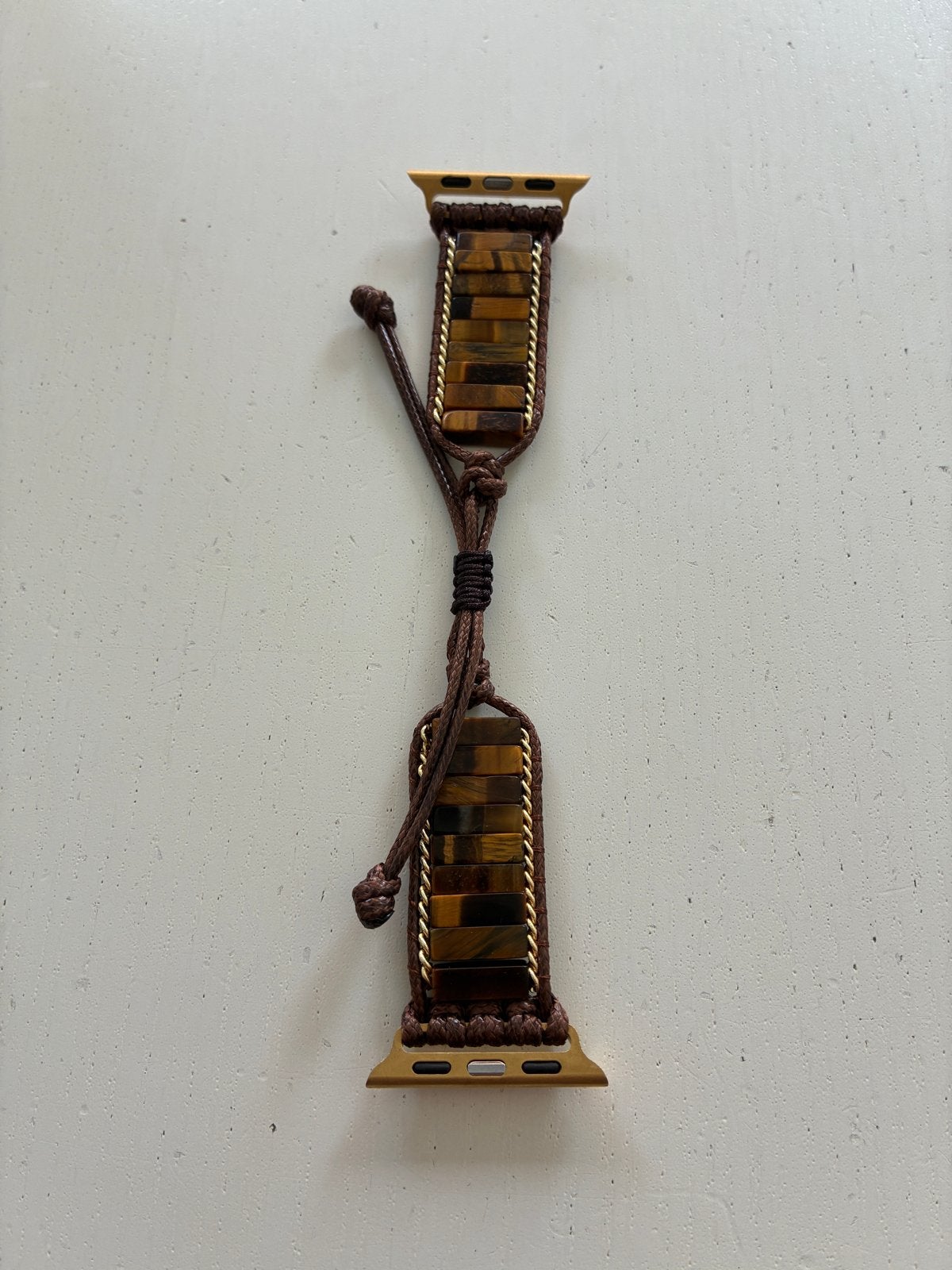 Uniek Tijgeroog Apple Watch Bandje 40mm - Nieuw, Ophalen of Verzenden, Nieuw, IOS