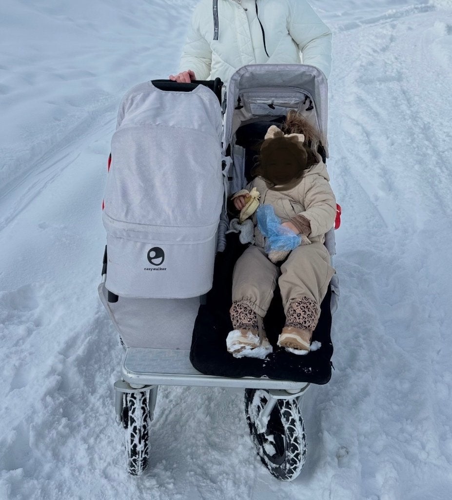 Easywalker dubbele kinderwagen incl toebehoren, Gebruikt, Duowagen, Combiwagen, Ophalen