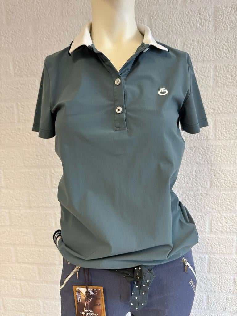 Cavalleria toscana polo petrol 36, Ophalen of Verzenden, Zo goed als nieuw, Dressuur, Bovenkleding