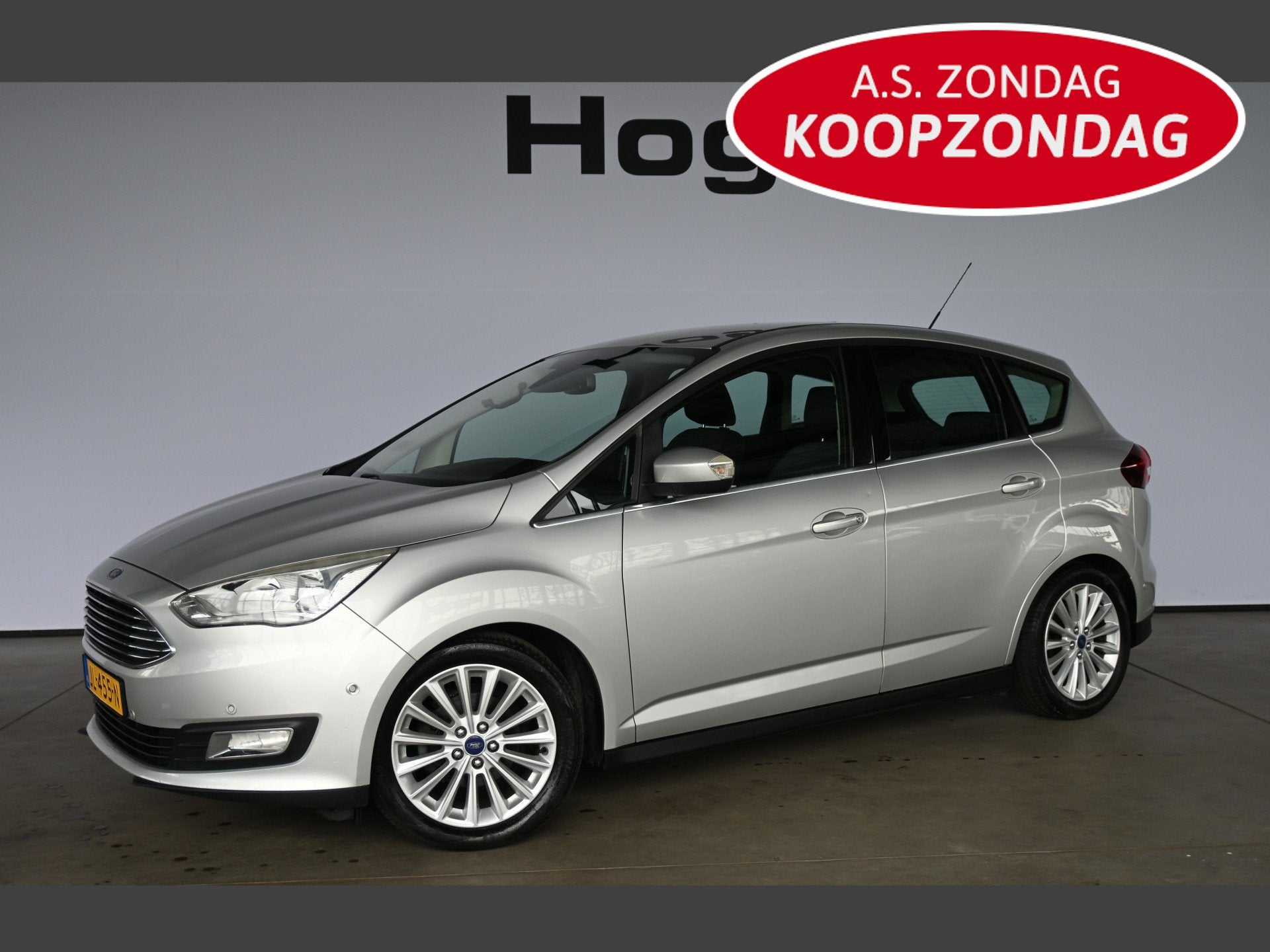 Ford C-MAX 1.0 Titanium Clima Cruise control Navigatie Rijkl, Voorwielaandrijving, Stof, Gebruikt, Met garantie (alle)