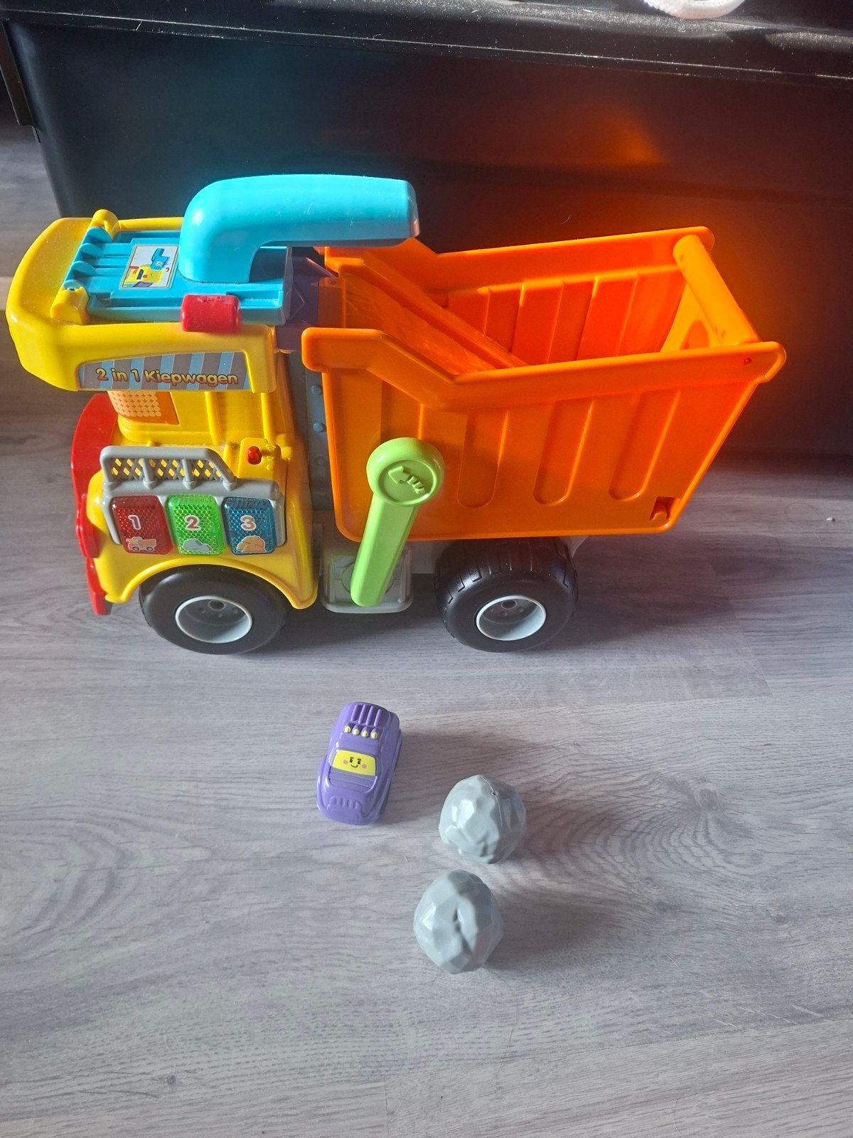 leuke vrachtwagen, Ophalen, Gebruikt