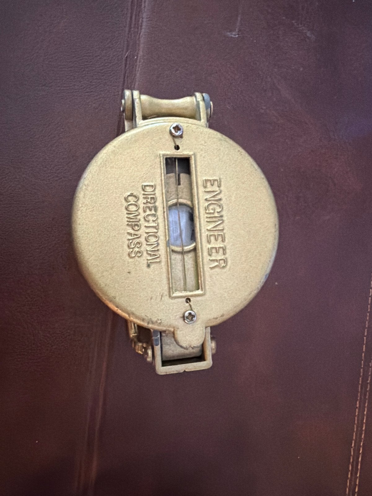 Vintage Engineer Directional Kompas - Messing, Antiek en Kunst, Ophalen