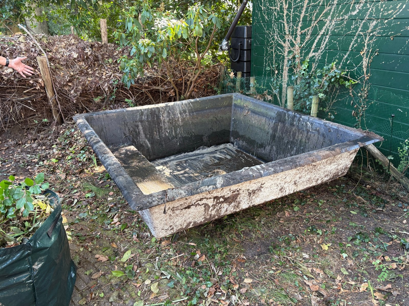 Grote vijverbak, stevig en duurzaam, Ophalen, Gebruikt