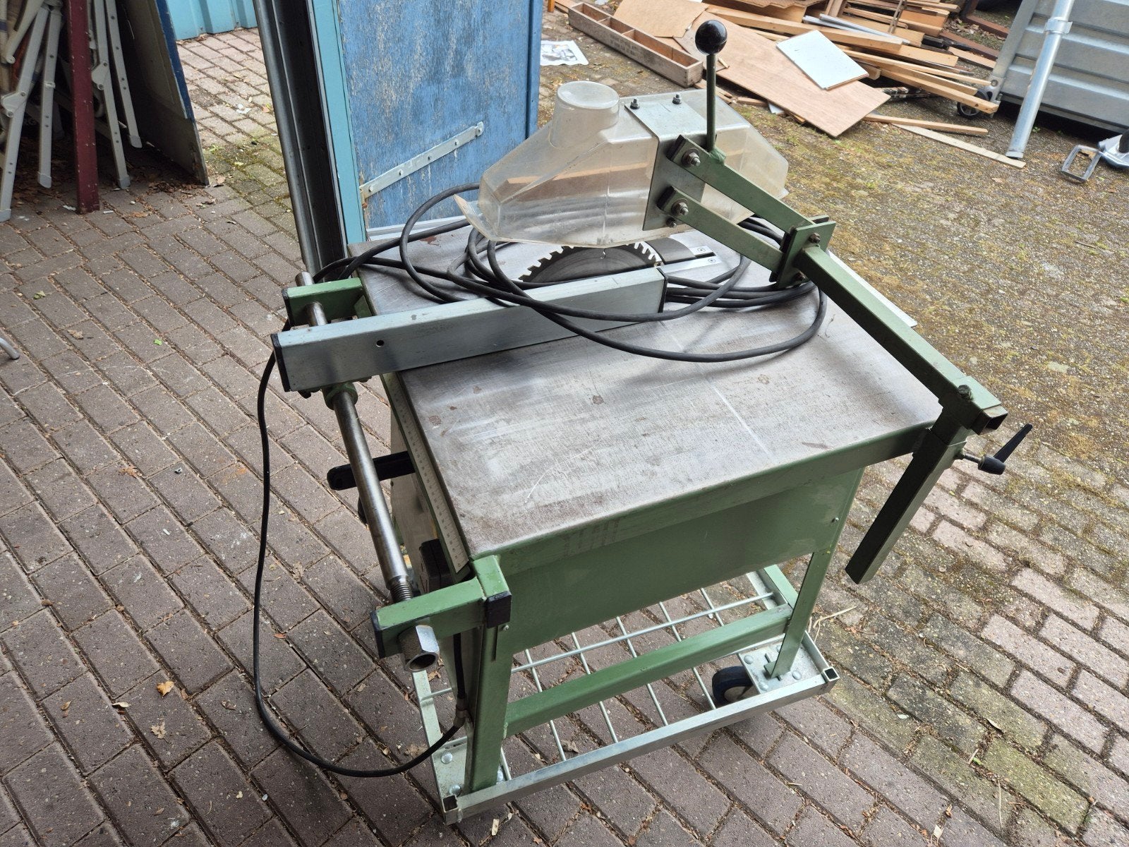Harwi zaagtafel 230v, Doe-het-zelf en Verbouw, Ophalen, Gebruikt, Cirkelzaag, Harwi
