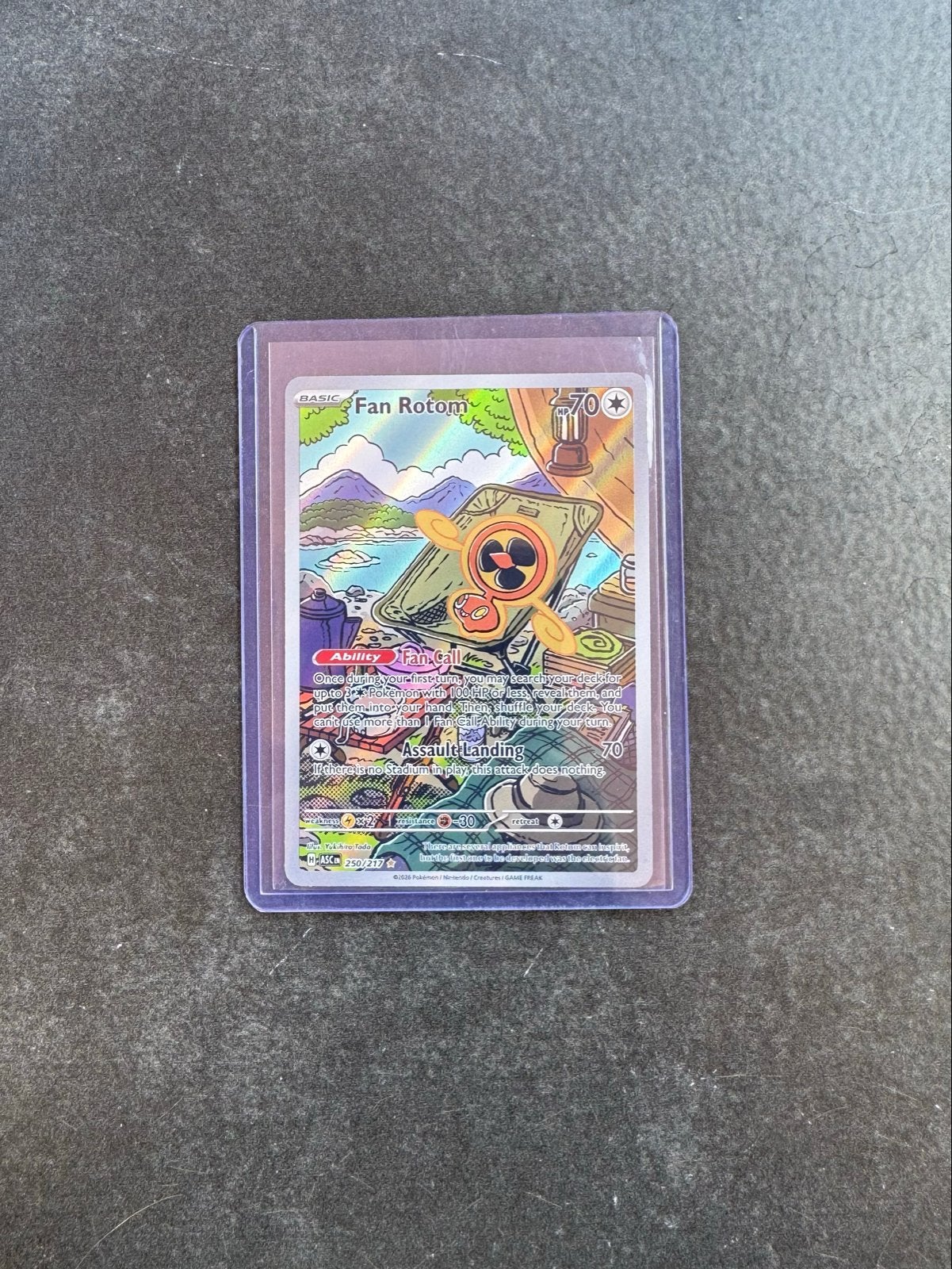 Fan Rotom 250/217 - Pokemon kaart - Full Art, Ophalen of Verzenden, Losse kaart