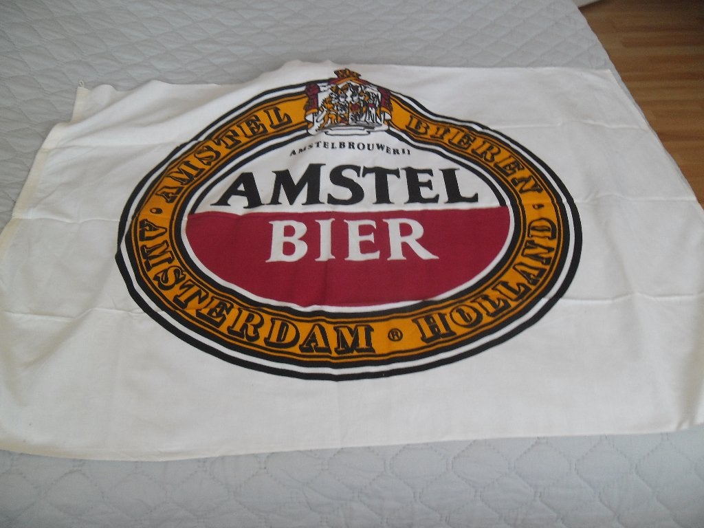 AMSTEL  BIER  VLAG, Ophalen, Zo goed als nieuw, Amstel