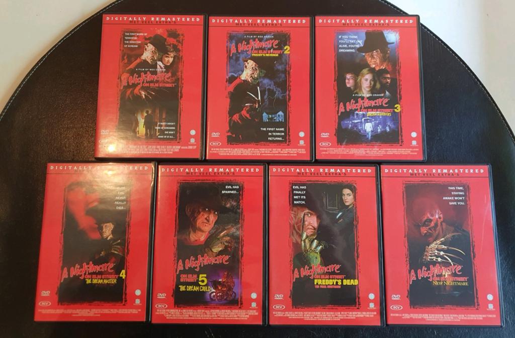 DVDs A nightmare on Elm street - complete reek deel 1 t/m 7, Vanaf 16 jaar, Ophalen of Verzenden, Zo goed als nieuw, Actiethriller