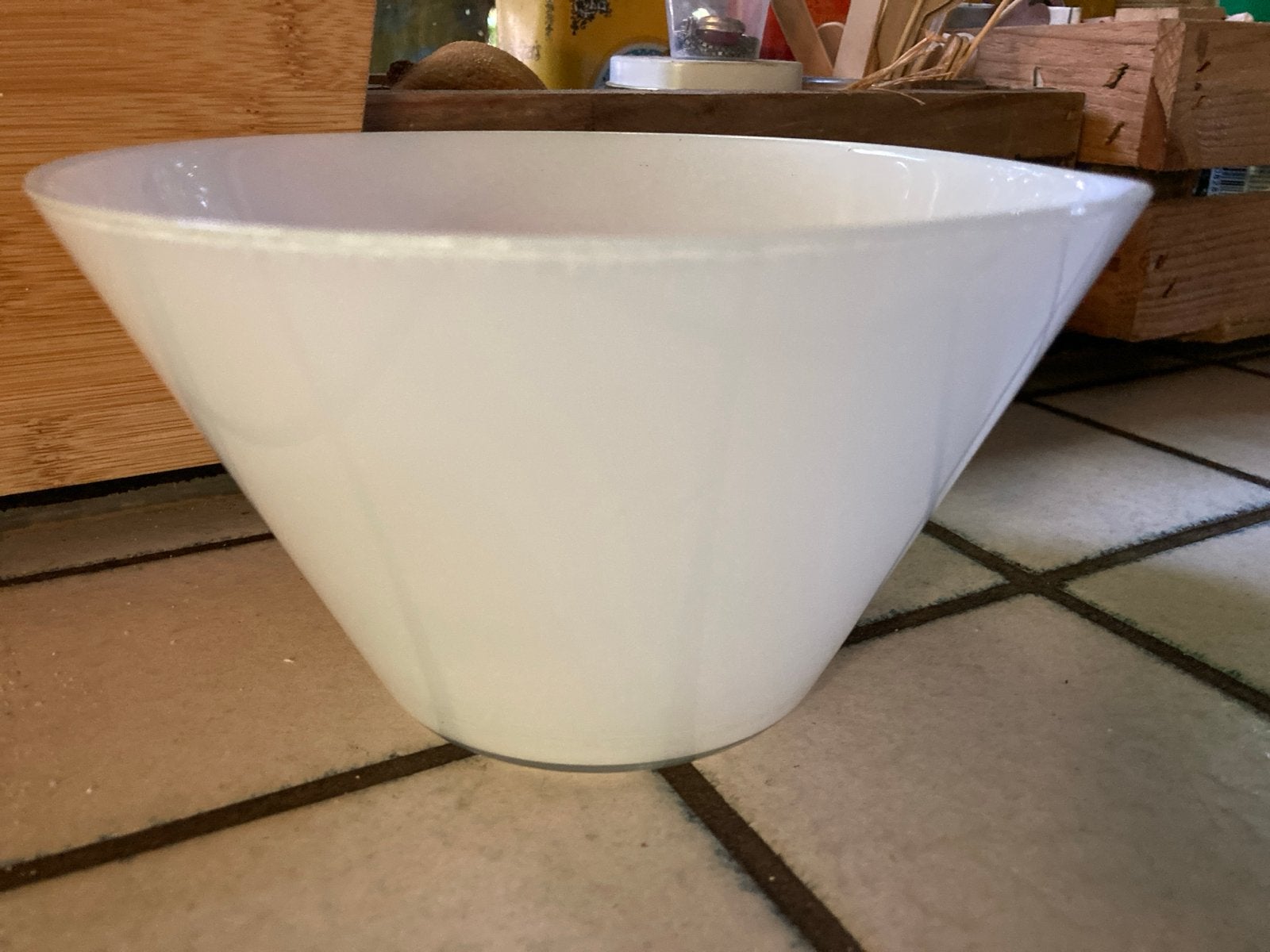 Witte kom - Zo goed als nieuw, Schaal, Vaatwasserbestendig, Rond, Ophalen of Verzenden