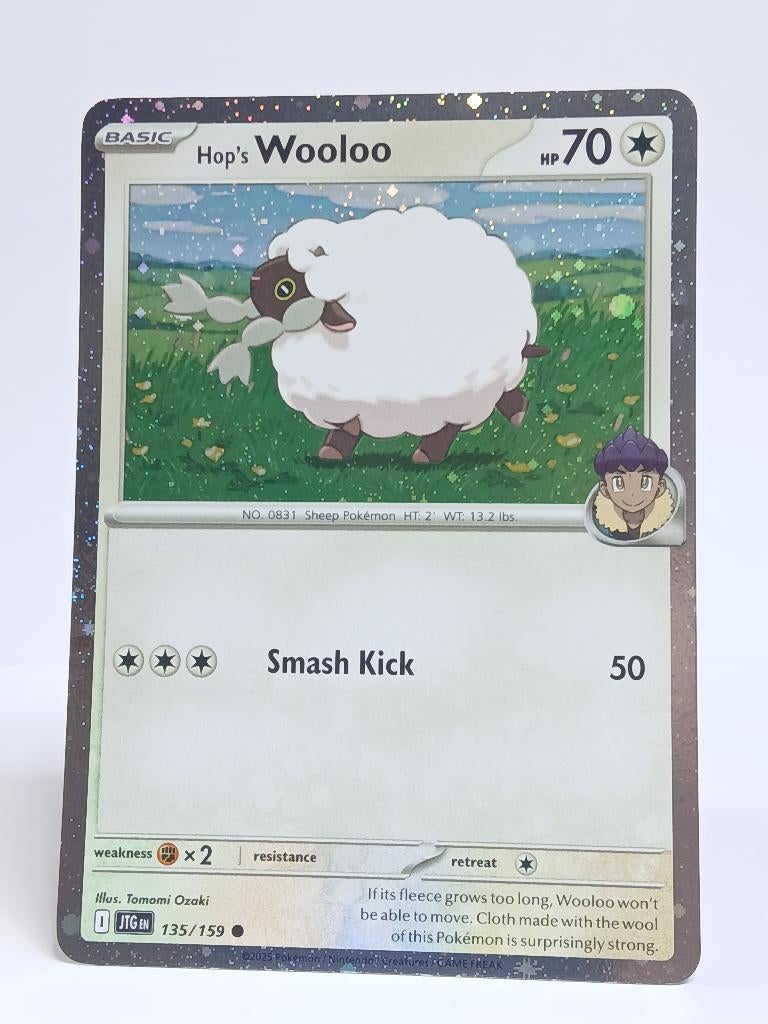 Pokémon - PROMO - Hop's Wooloo - 135/159 - Holo, Verzenden, Zo goed als nieuw, Losse kaart