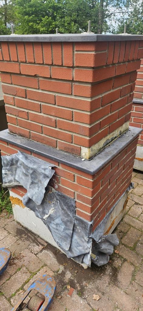 Prefab Schoorsteen - Robuust en licht - aanpasbaar, Doe-het-zelf en Verbouw, Overige Doe-het-zelf en Verbouw, Ophalen, Gebruikt