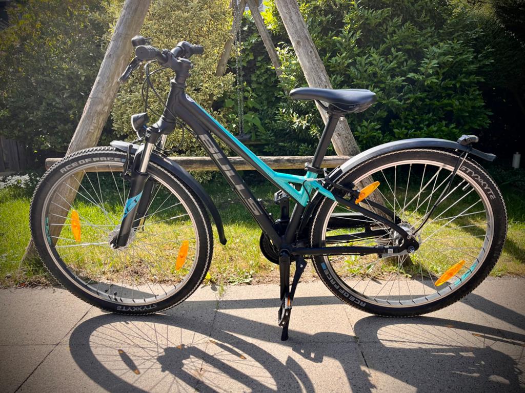 Bulls kinderfiets mountainbike, Fietsen en Brommers, Fietsen | Meisjes, Gebruikt, Velgrem, Versnellingen, Ophalen