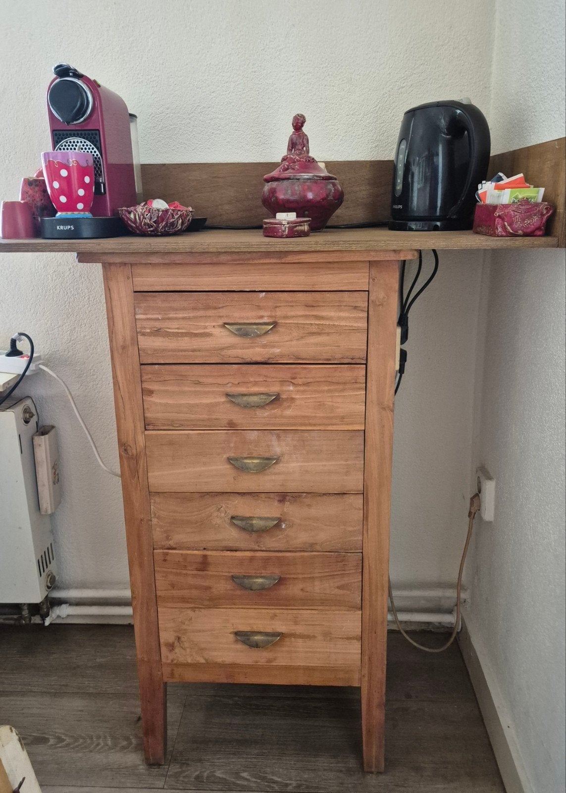 Handige Koffie Corner Kastje 100x50x106 cm, Ophalen, Gebruikt, 50 tot 100 cm, Landelijk