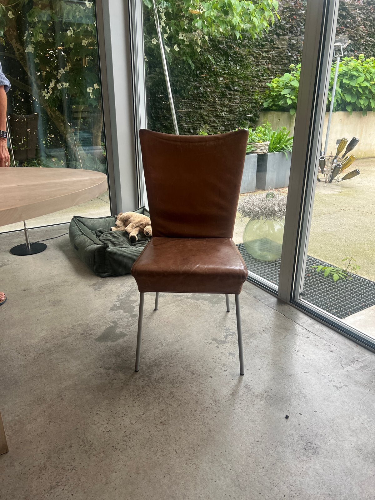 Gerard van de berg orea stoelen 6 stuks, Huis en Inrichting, Stoelen, Ophalen, Gebruikt, Bruin, Leer