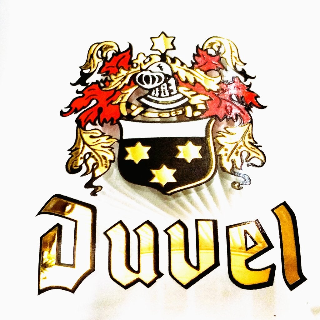 Duvel Wapenglas, Ophalen of Verzenden, Zo goed als nieuw, Glas of Glazen, Duvel